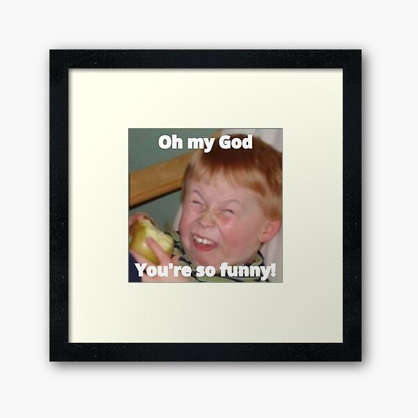 Little Kid Redhead Fat Laughing Mocking Funny Meme Face