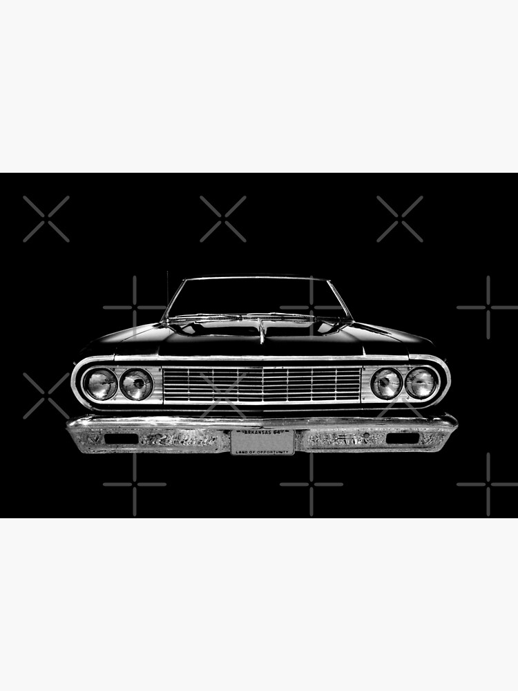 Discover 1964 Chevy Chevelle - black Premium Matte Vertical Poster