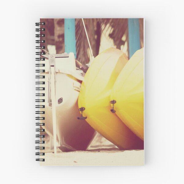 Item preview, Vintage Nautical Beach Club with Colorful Kayaks - Summer Sports designed and sold by CarolinaReina.