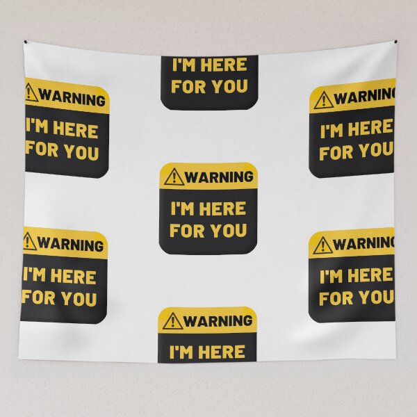 Item preview, Warning I'm Here For You designed and sold by CakmakShop.