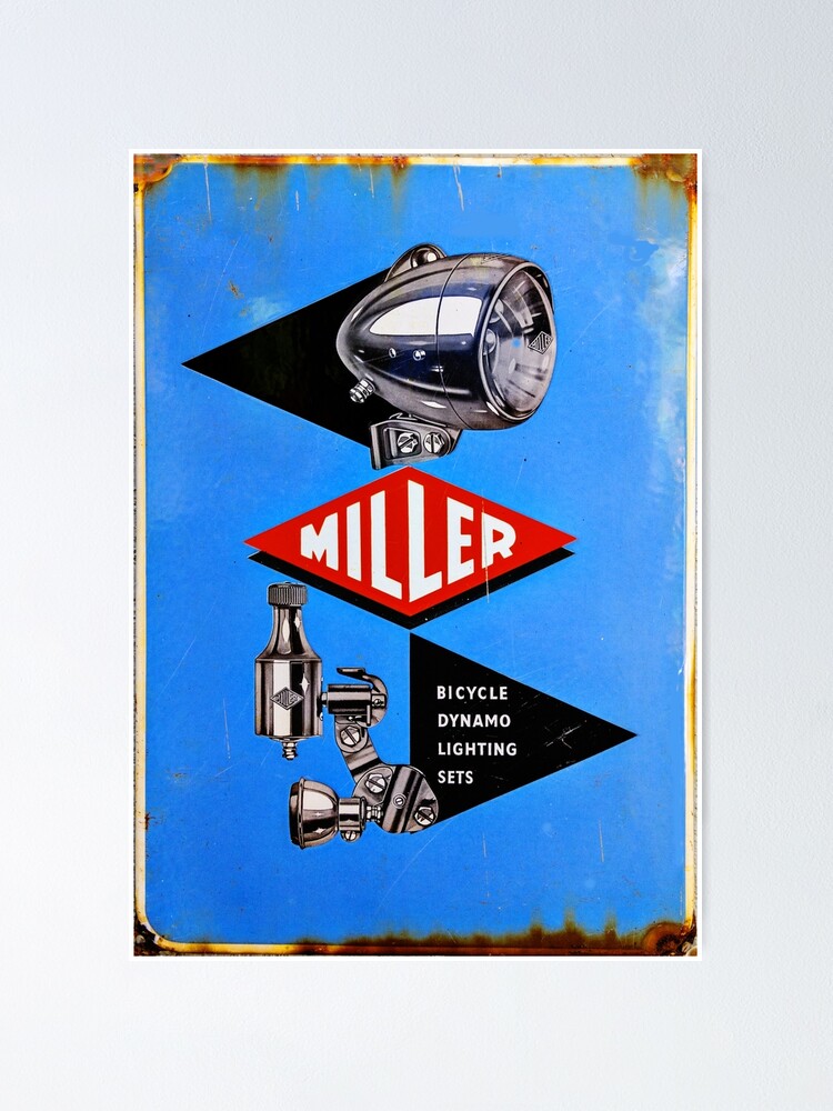 Miller bicycle dynamo sales lighting