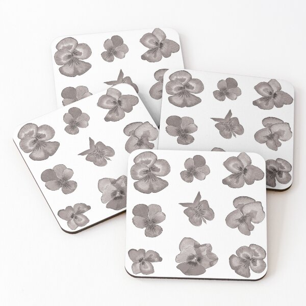 Item preview, Little Gray Flowers -- designed and sold by Pavnud.