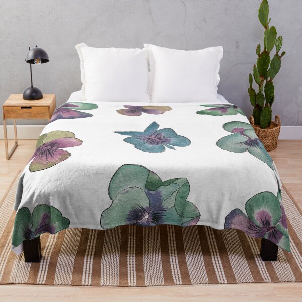 Item preview, Little Watercolor Green Flowers designed and sold by Pavnud.