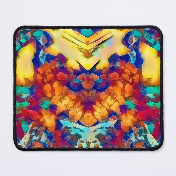 Item preview, Desert Rain, Abstract Mixed Media Collage With Bright Hues designed and sold by Lawrence White.