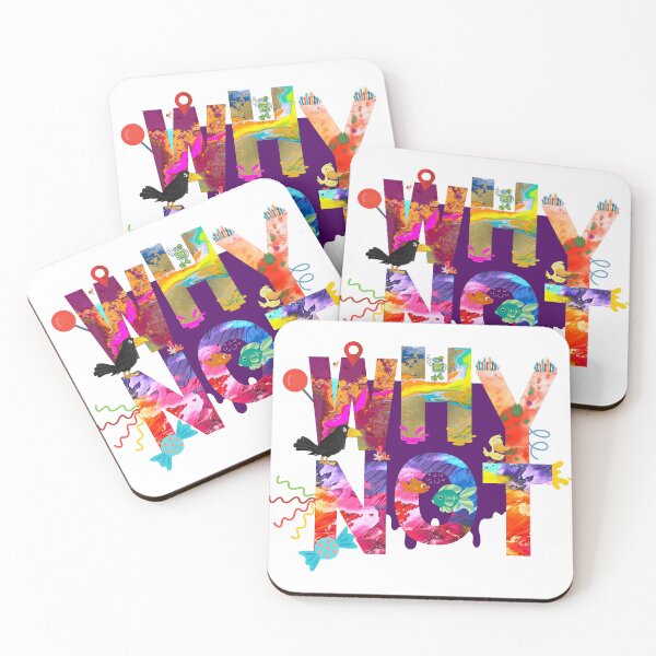 Item preview, Why Not Colorful (Rainbow) Design designed and sold by MoonCarrotnft.