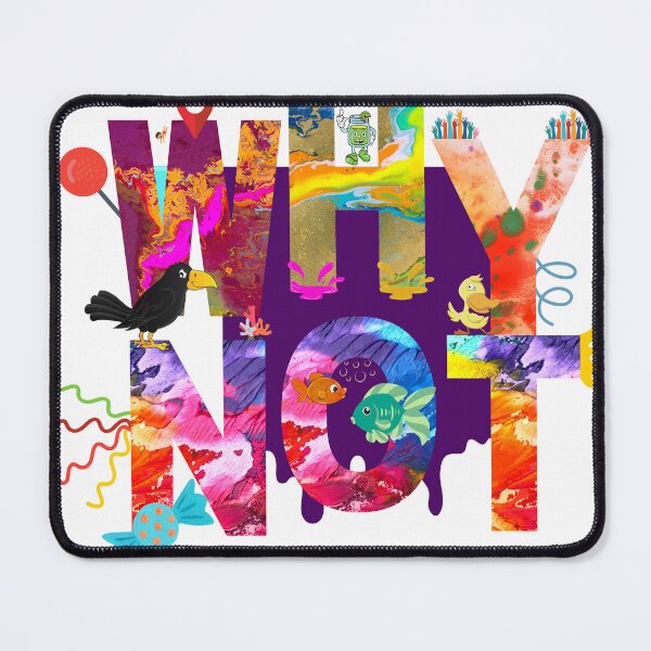 Item preview, Why Not Colorful (Rainbow) Design designed and sold by MoonCarrotnft.