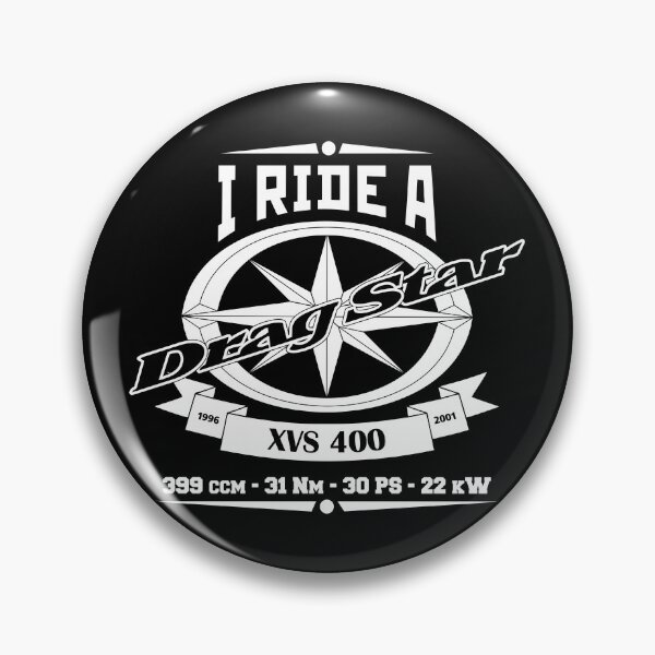 Item preview, I Ride A Drag Star XVS 400, XVS400 designed and sold by KlaraBubble.