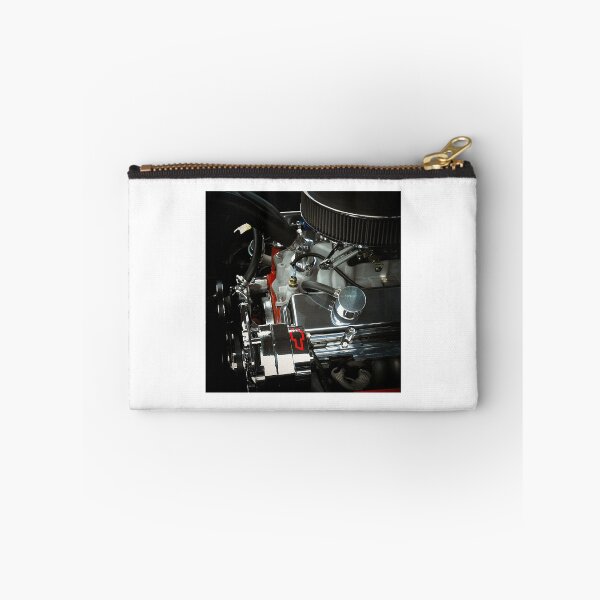 Item preview, A beautiful sight of chrome, metal, and rubber (Chevy engine) designed and sold by ButtonbabyCre.