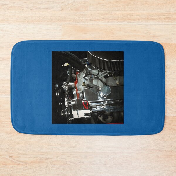 Item preview, A beautiful sight of chrome, metal, and rubber (Chevy engine) designed and sold by ButtonbabyCre.