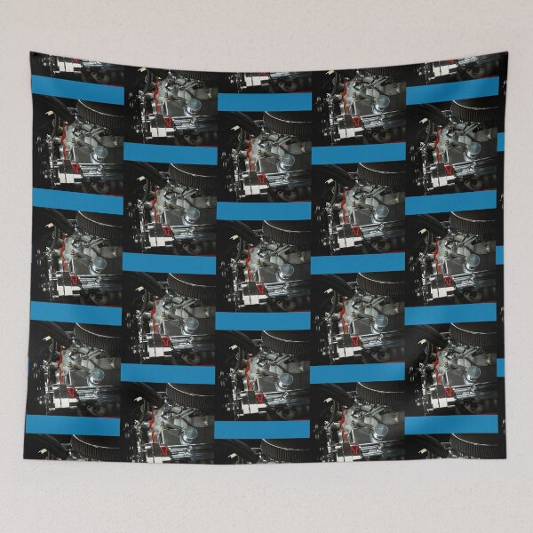 Item preview, A beautiful sight of chrome, metal, and rubber (Chevy engine) designed and sold by ButtonbabyCre.