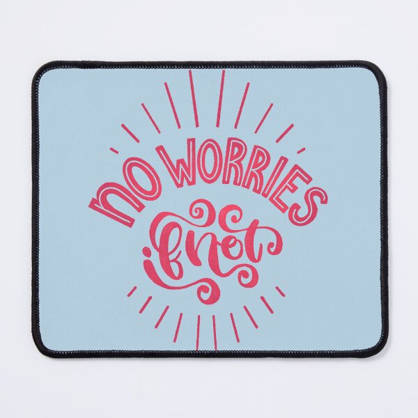 Item preview, No Worries if Not - A People Pleaser's Lament in bright red and millennial blue designed and sold by Kishiandstar.