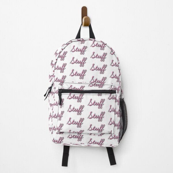 Item preview, "Stuff" t-shirt (pink scripted) designed and sold by timothybeighton.