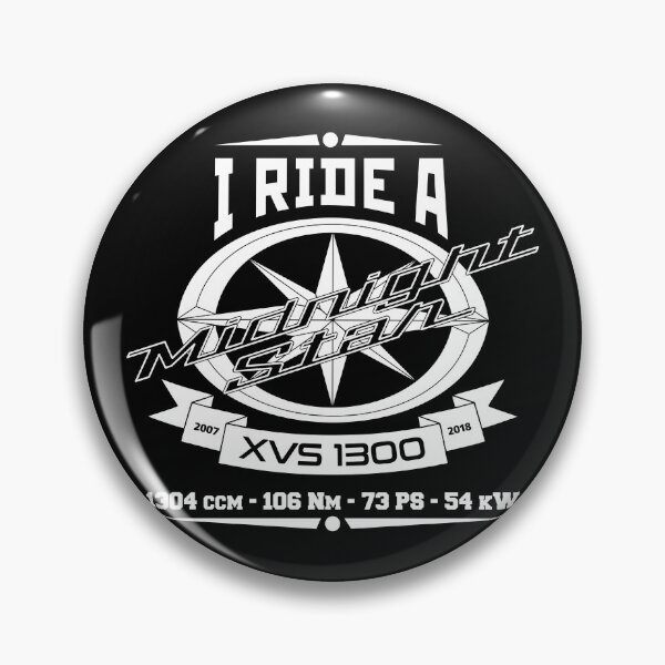 Item preview, I Ride A Midnight Star XVS 1300, XVS1300 designed and sold by KlaraBubble.