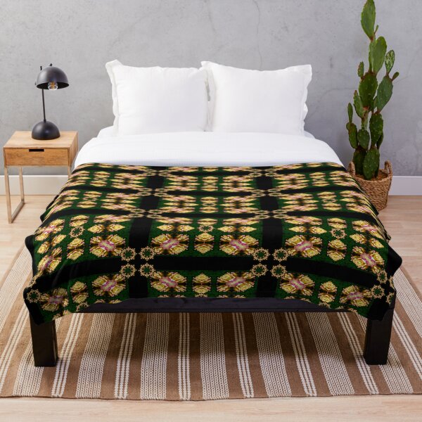 Item preview, good as gold rose pattern with medallions designed and sold by BBrightman.