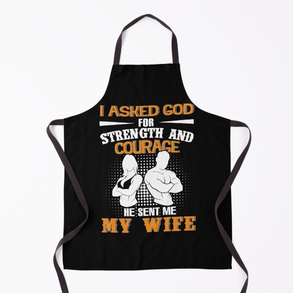 Item preview, I Asked God Strength And Courage He Sent My Wife Spouse Husband Family Gift designed and sold by ElzaMathurinppi.