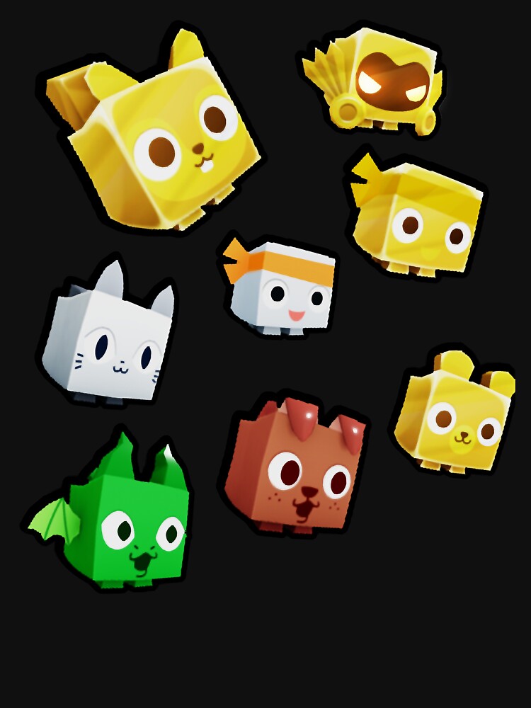 "pet simulator characters " Tshirt for Sale by seamiraClothing