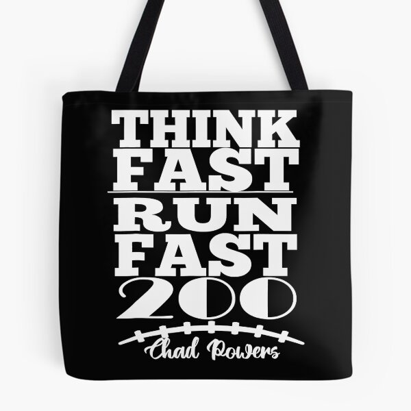 Item preview, Think Fast Run Fast 200 Chad Powers Football designed and sold by RaynaGellner.