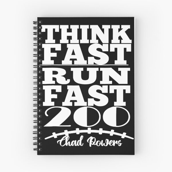 Item preview, Think Fast Run Fast 200 Chad Powers Football designed and sold by RaynaGellner.