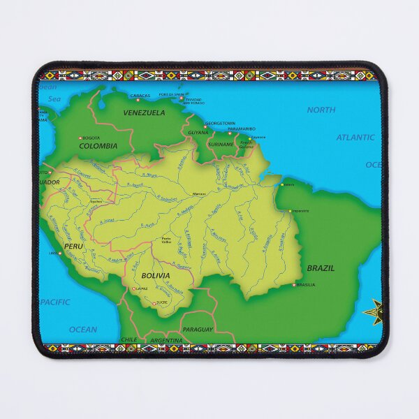 Item preview, Rivers of the Amazon designed and sold by GeraldNewtonArt.