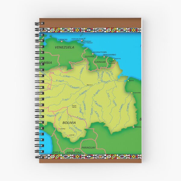 Item preview, Rivers of the Amazon designed and sold by GeraldNewtonArt.