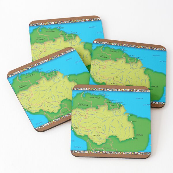 Item preview, Rivers of the Amazon designed and sold by GeraldNewtonArt.