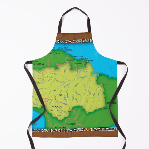 Item preview, Rivers of the Amazon designed and sold by GeraldNewtonArt.