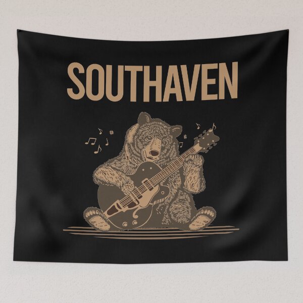 Item preview, Bear With Guitar Southaven designed and sold by BloodMoneyTwit.