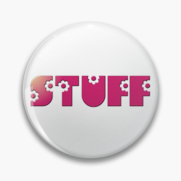 Item preview, "Stuff" Flowery Text- t-shirt etc. designed and sold by timothybeighton.