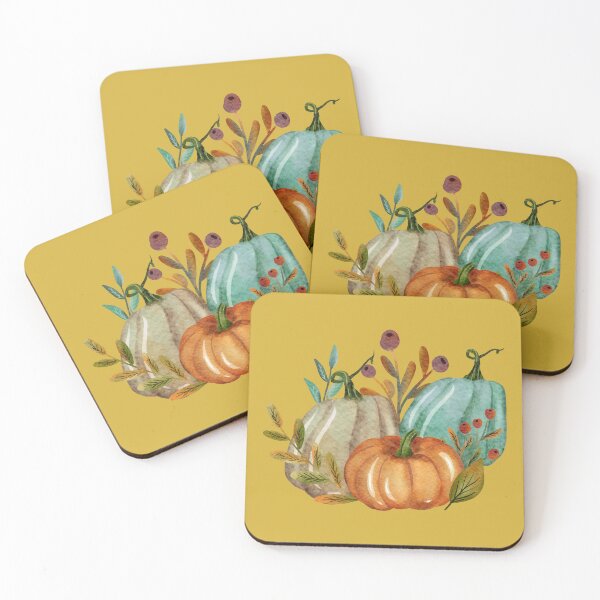 Item preview, Adobe Gold Pastel Watercolor Pumpkin Cozy Fall Farmhouse Vibes designed and sold by AppareIIndustry.