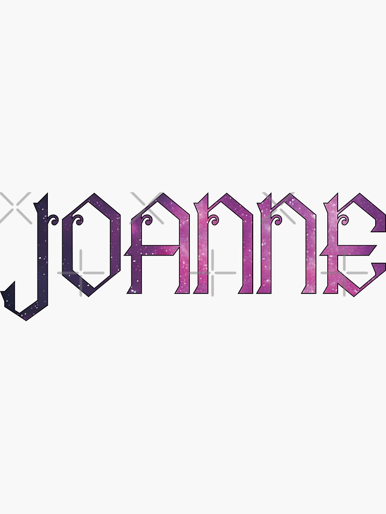 "JOANNE Name I My name is JOANNE typography name Galaxy Vibe