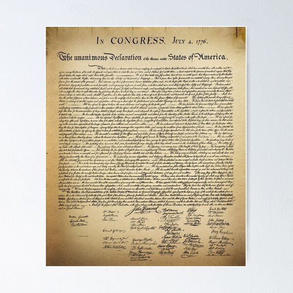 Item preview, Vintage Declaration of Independence designed and sold by Jerry Lambert.