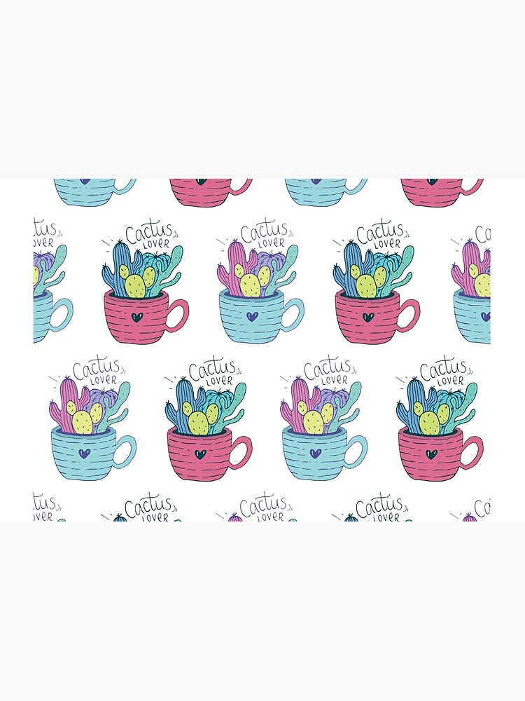 Colorful Cactus Pattern by mirunasfia