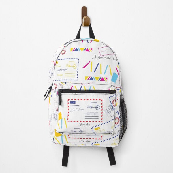 Item preview, Travel Stamp Cities Colorful Pattern designed and sold by Mehwish.