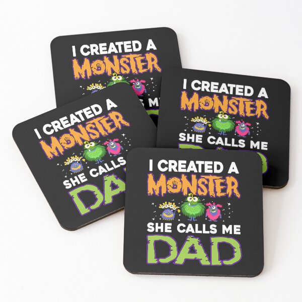 Item preview, I Created A Monster She Calls Me Dad Halloween designed and sold by ElzaMathurinppi.