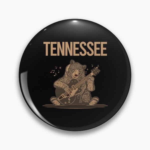Item preview, Bear With Guitar Tennessee designed and sold by BloodMoneyTwit.