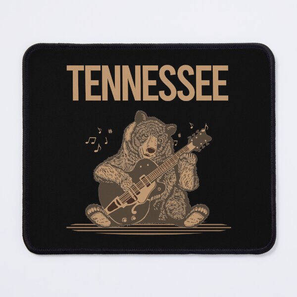 Item preview, Bear With Guitar Tennessee designed and sold by BloodMoneyTwit.