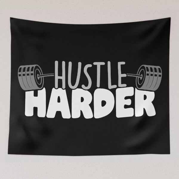 Item preview, Hustle Harder designed and sold by Gevover.