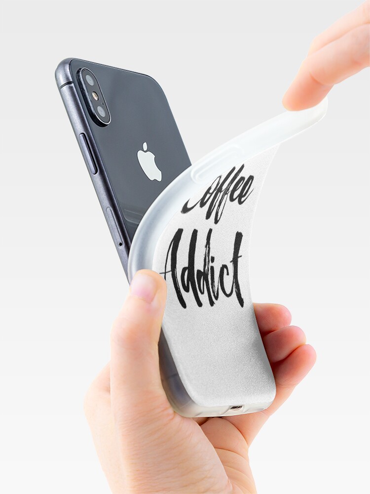 Alternate view of Coffee Addict iPhone Case & Cover