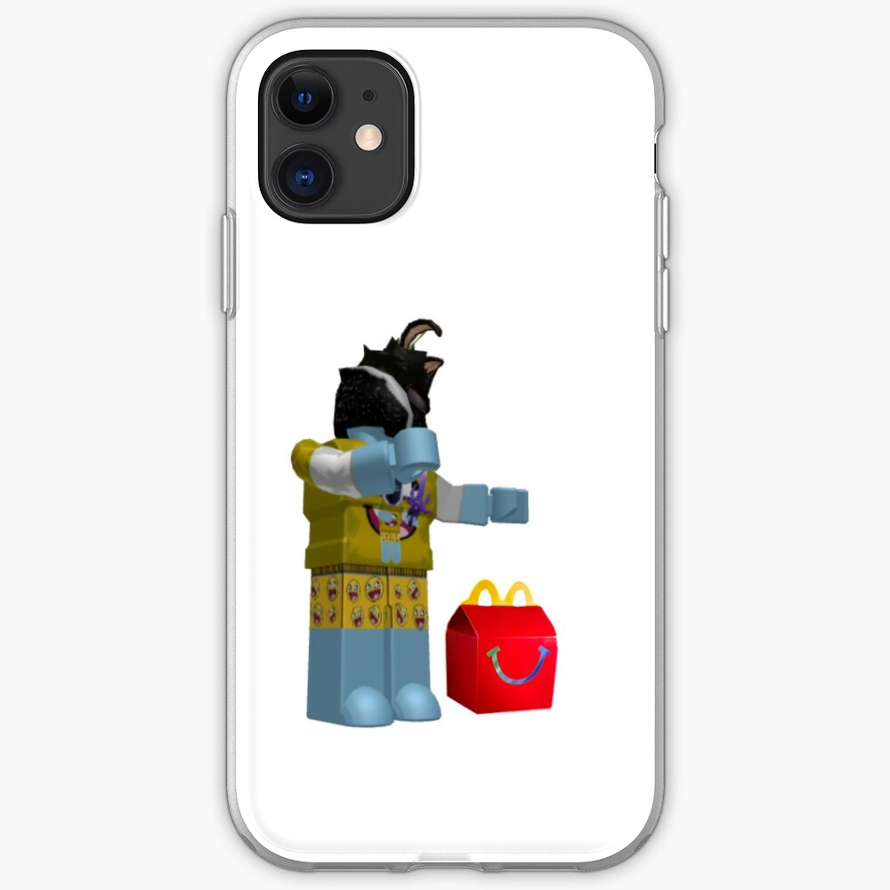 Roblox Dab On Meals Iphone Case Cover By Lightningbplayz Redbubble - roblox code dab