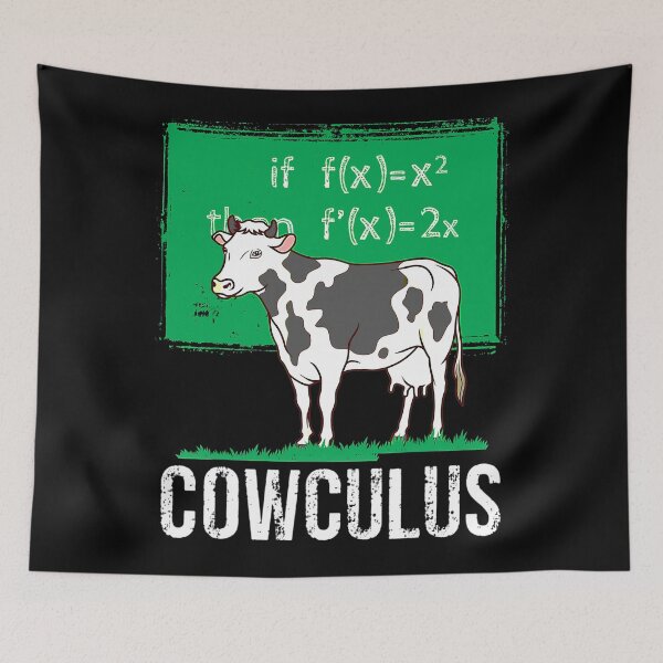 Item preview, Cowculus Calculus Humor Funny Math Calculus Joke designed and sold by BrennaEirlys.