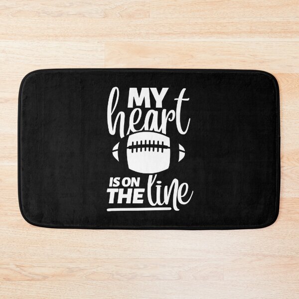 Item preview, My Heart Is On The Line Football Offensive Lineman designed and sold by AdelDa19.