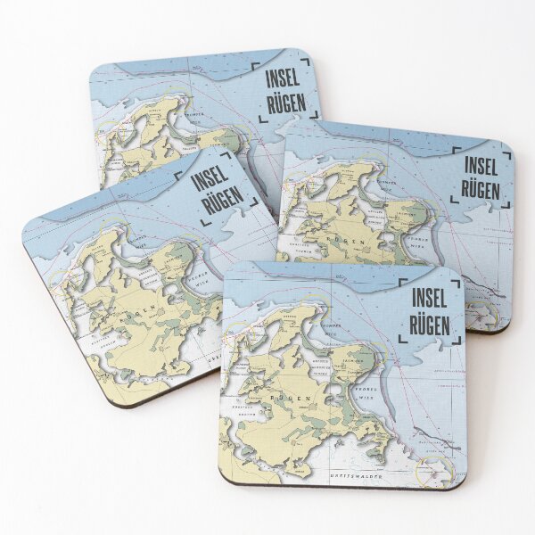 Item preview, Map of Insel-Rügen designed and sold by -snev-.