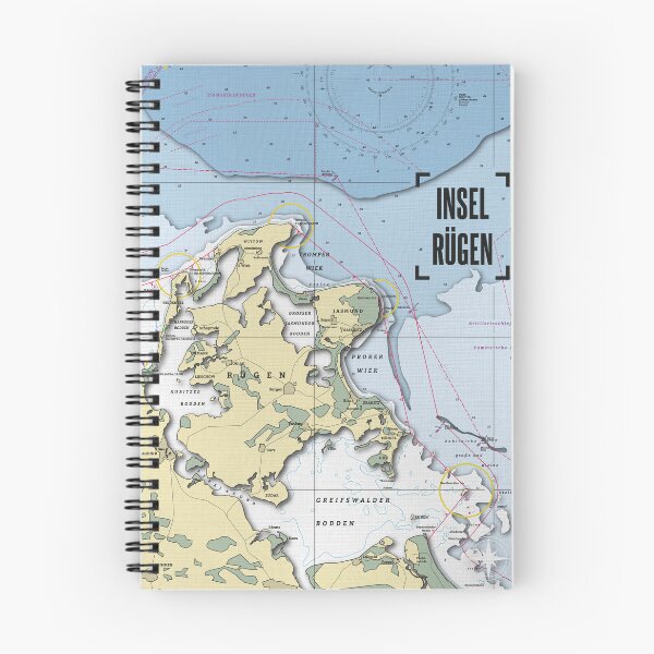 Item preview, Map of Insel-Rügen designed and sold by -snev-.