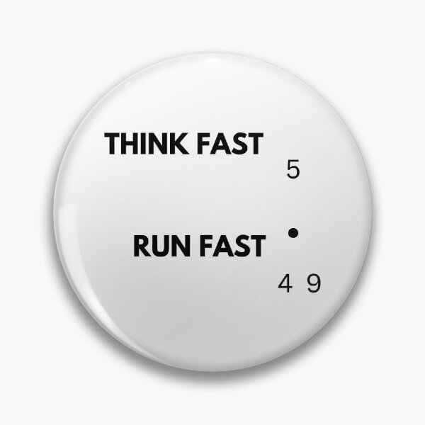 Item preview, Think Fast 5.49 Run Fast designed and sold by RaynaGellner.