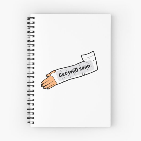 Item preview, get well soon broken arm Greeting Card sticker designed and sold by helkav.