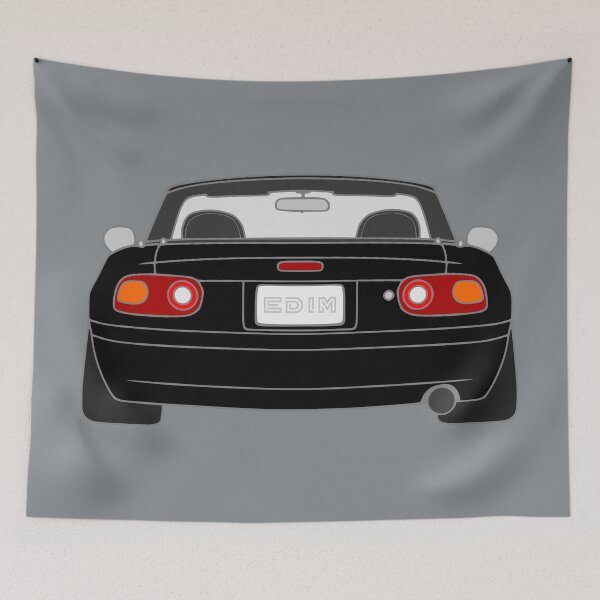 Item preview, Mazda Miata MX5 NA rear black color designed and sold by EdimDesign.