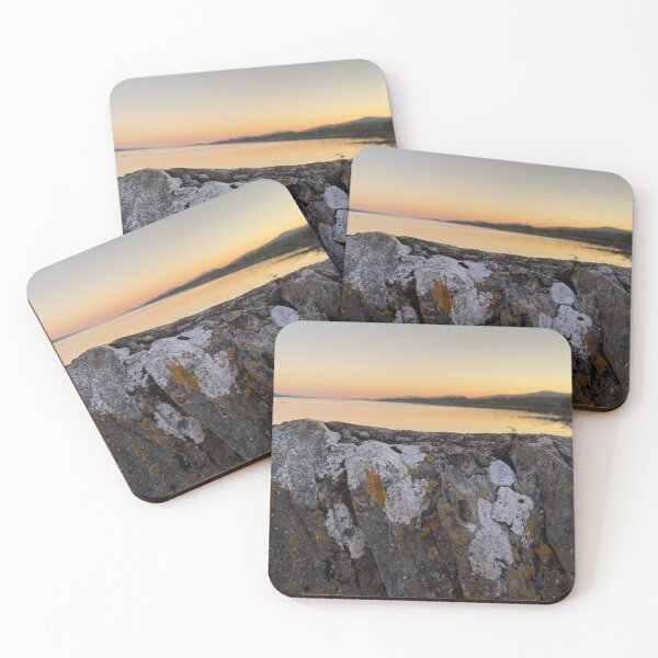 Item preview, Yellow and White Lichen on Stone Pier designed and sold by Sinemathk.