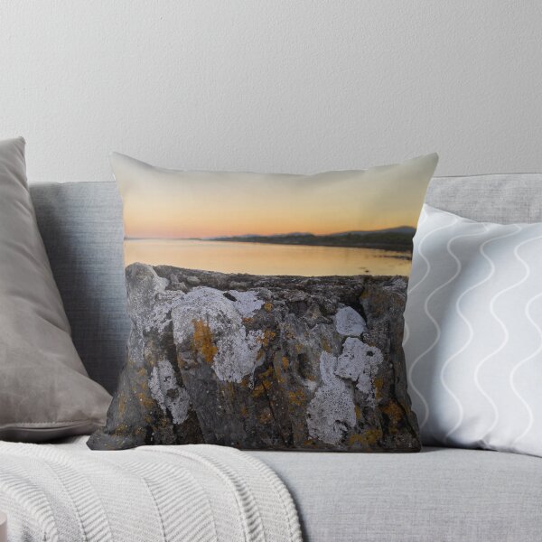 Item preview, Yellow and White Lichen on Stone Pier designed and sold by Sinemathk.