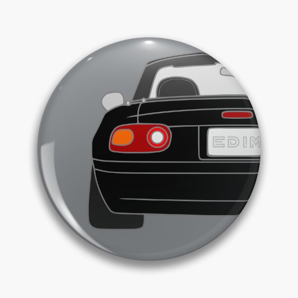 Item preview, Mazda Miata MX-5 rearview black color designed and sold by EdimDesign.