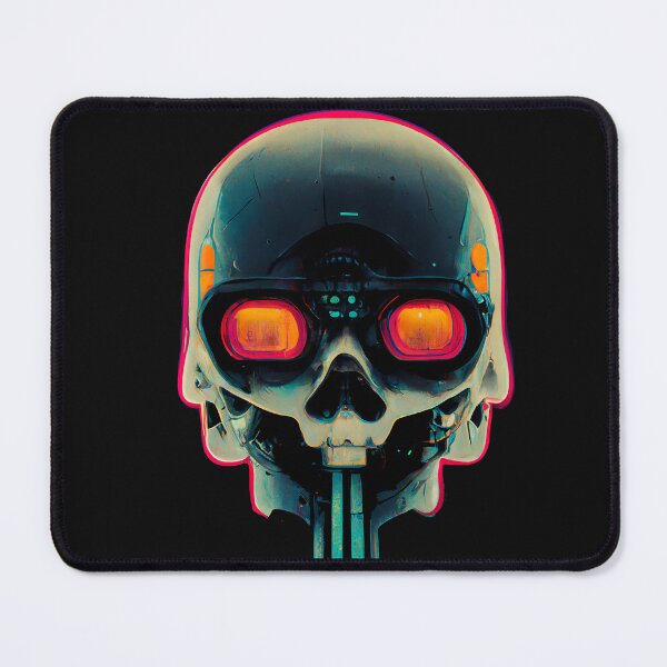 Item preview, robot skull war machine designed and sold by zebia.